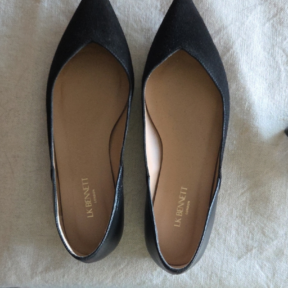LK Bennett Elegant Black Flats